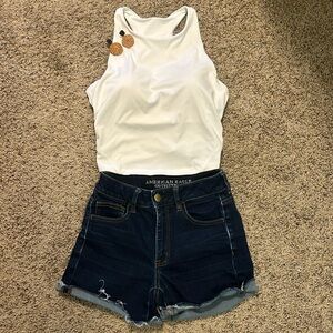American Eagle dark wash Jean shorts